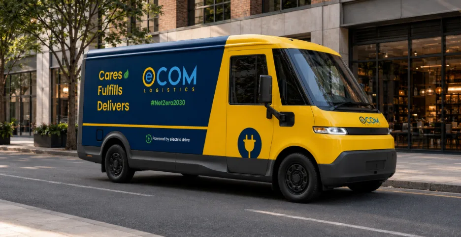 Ecom Logistics EV delivery van